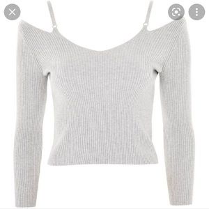 Topshop cropped long sleeve shirt!